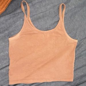 Arq Crop Tank in Spice
